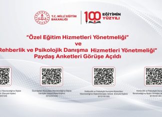 “Özel Eğitim Hizmetleri Yönetmeliği” ve “Rehberlik ve Psikolojik Danışma Hizmetleri Yönetmeliği” Paydaş Anketleri Görüşe Açıldı