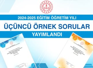 LGS KAPSAMINDAKİ MERKEZÎ SINAVA YÖNELİK ÜÇÜNCÜ ÖRNEK SORULAR VE VİDEOLU ÇÖZÜMLERİ YAYIMLANDI