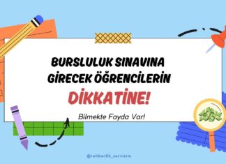 BURSLULUK SINAVINA GİRECEK ÖĞRENCİLERİN DİKKATİNE-VİDEO