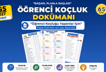 2027 LGS Öğrenci Koçluk Dokümanı