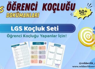 LGS Öğrenci Koçluk Dokümanı