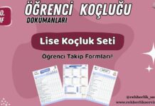 9-10. Sınıf Öğrenci Koçluğu Dokümanı