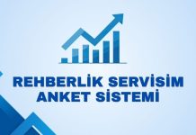 Rehberlik Servisim Anket Sistemi Yayında