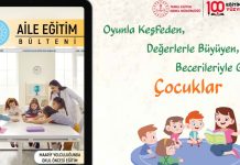 AİLE EĞİTİM BÜLTENİ” EKİM SAYISI, YAYIMLANDI