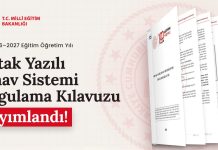 ORTAK YAZILI SINAV SİSTEMİ UYGULAMA KILAVUZU YAYIMLANDI